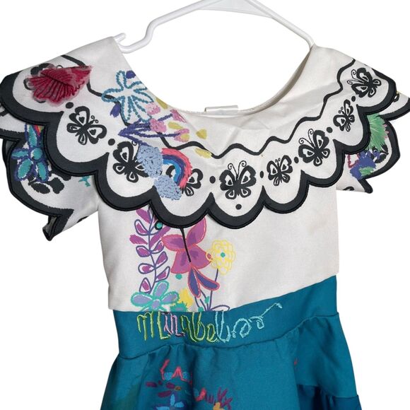 Disney Parks Encanto Mirabel Dress Girl's 4 Princess Costume Madrigal - Picture 2 of 10
